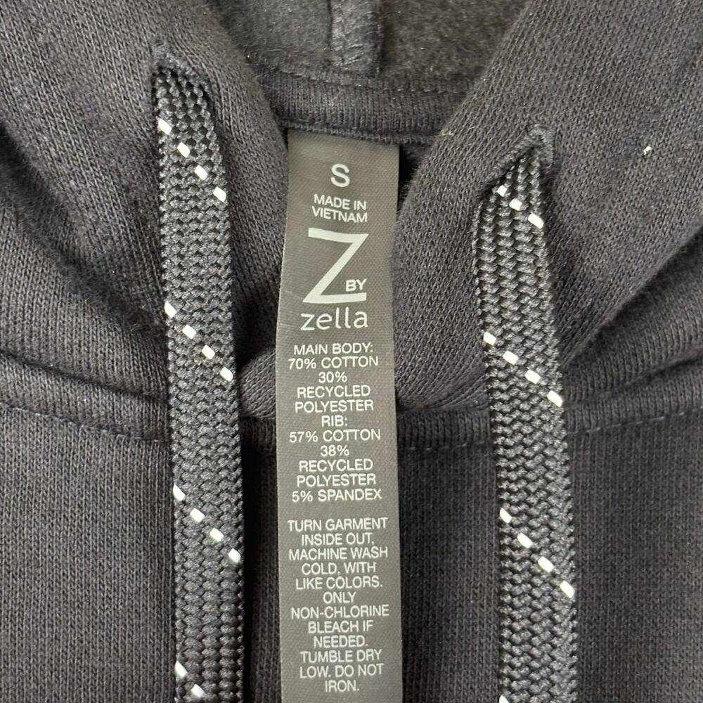 Zella Men's Pullover Hoodie Size Small in Black - Picture 4 of 8